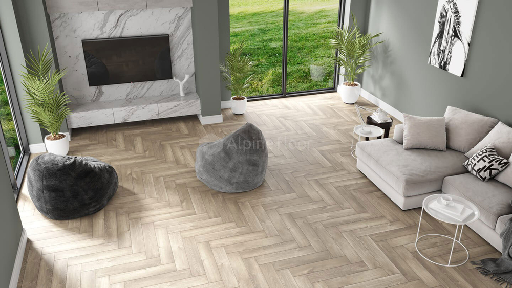 Кварцвиниловая плитка Alpine Floor Parquet Light ECO 13-5 Дуб натуральный отбеленный