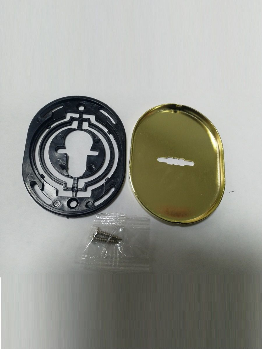 Накладка сувальдная 85*65, без шторки, латунь