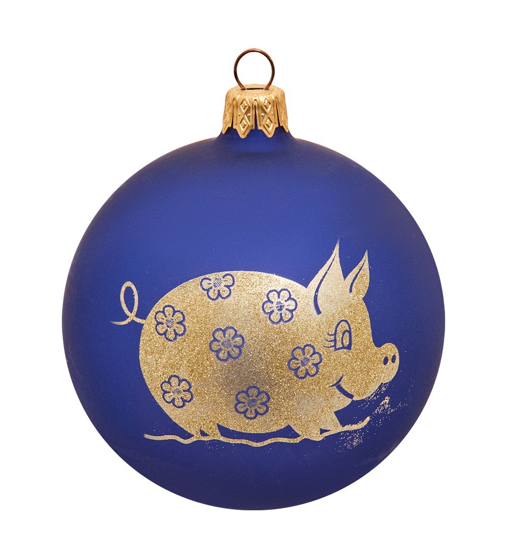 Элита НФШ-1531/2 Ел.украшение Шар «Свинка» 85 мм