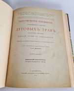 "Иллюстрированная классификация главнейших сортов луговых трав с кратким описанием каждой травы в отдельности". А.Ю.Лашкарев. 1898г. - редкая книга
