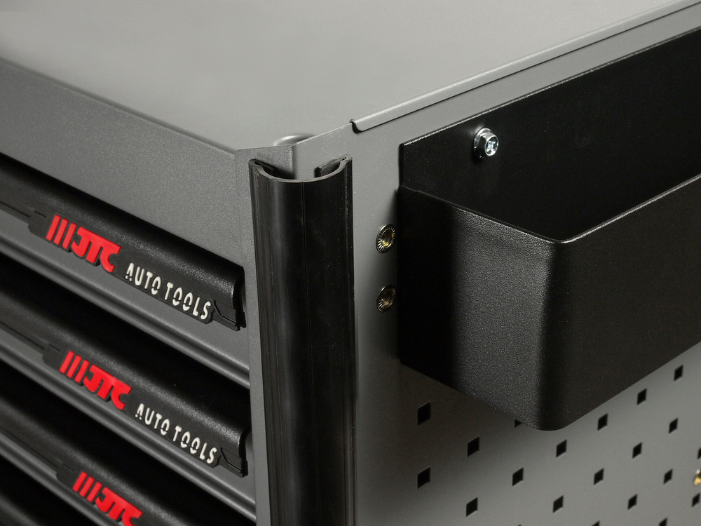 Тележка инструментальная 7 секций с полкой для тары (JTC-5637) JTC