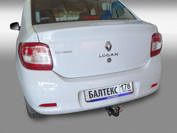 Фаркоп Балтекс для Renault Logan II 2014- (паспорт и сертификат в комплекте)(без электрики)арт.18268212