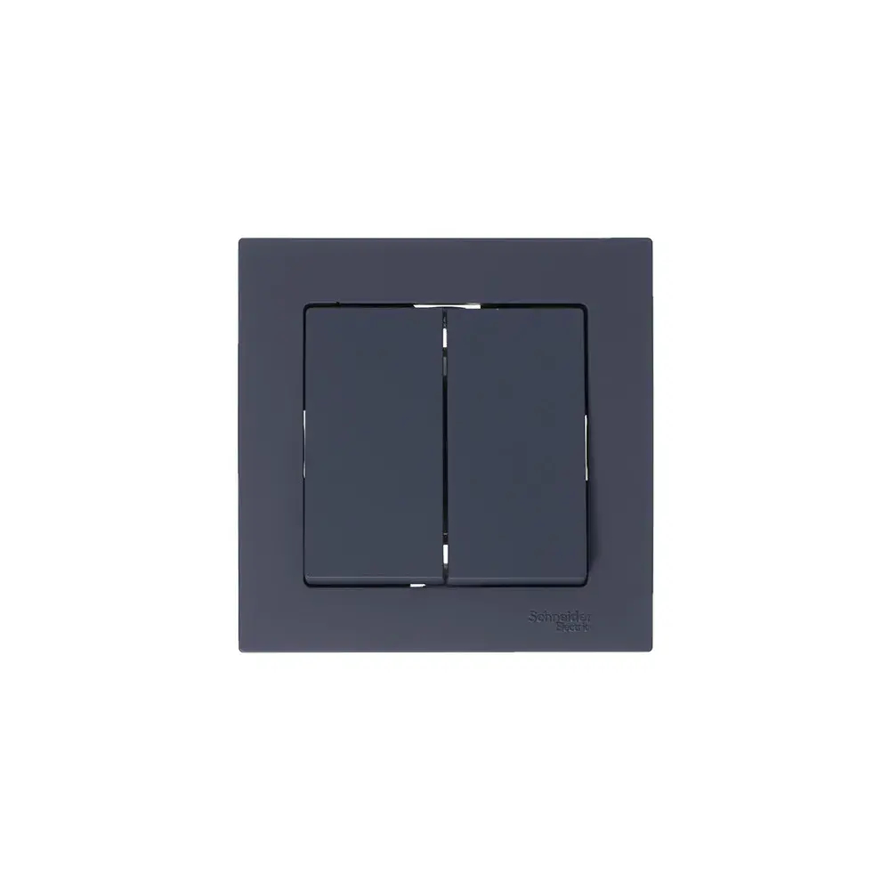 ATLASDESIGN 2-клавишный ВЫКЛЮЧАТЕЛЬ, сх.5, 10АХ, механизм, ГРИФЕЛЬ