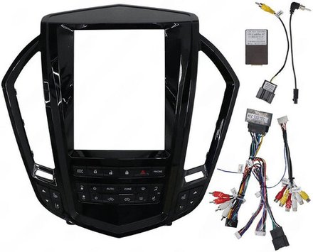 Магнитола для Cadillac SRX 2009-2017 - Carmedia SF-9725 вертикальный экран 9.7" в стиле "Тесла" на Android 12, ТОП процессор, 6Гб+128Гб, CarPlay, 4G SIM-слот