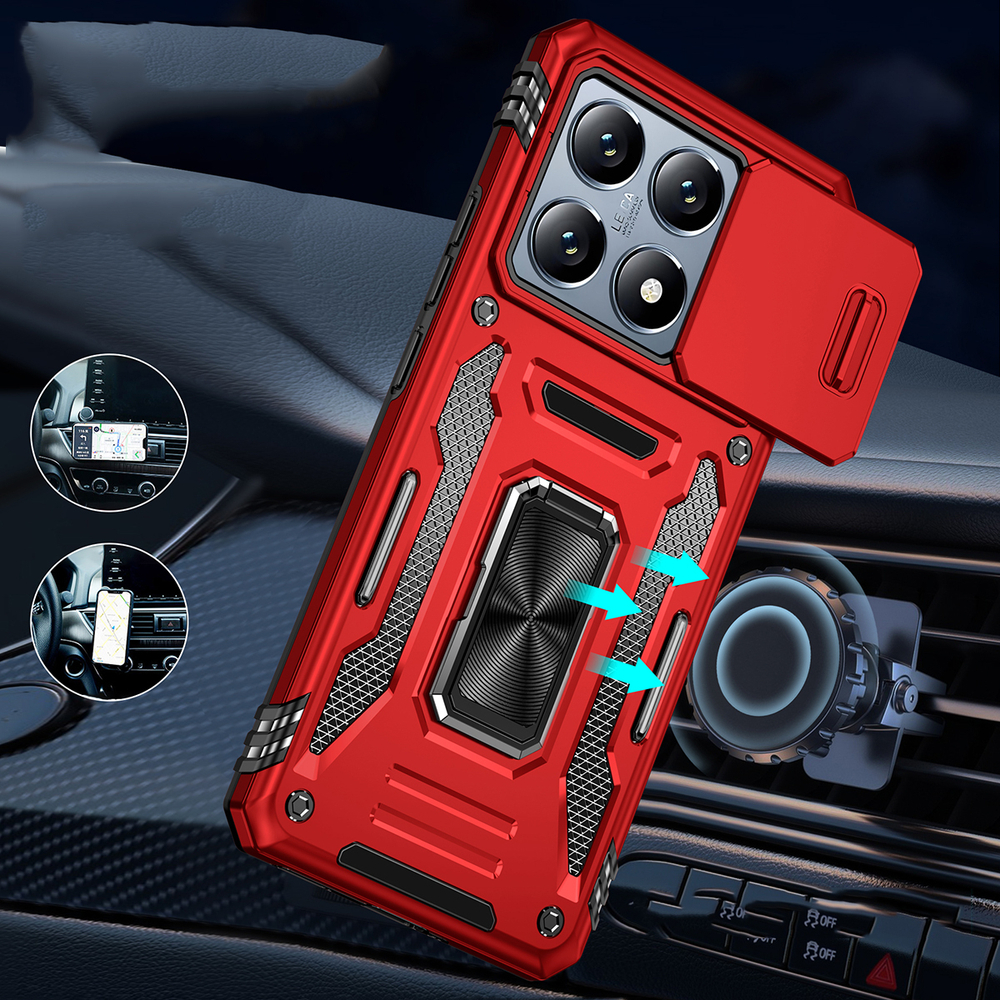 Чехол Safe Case с кольцом и защитой камеры для Xiaomi 14T Pro