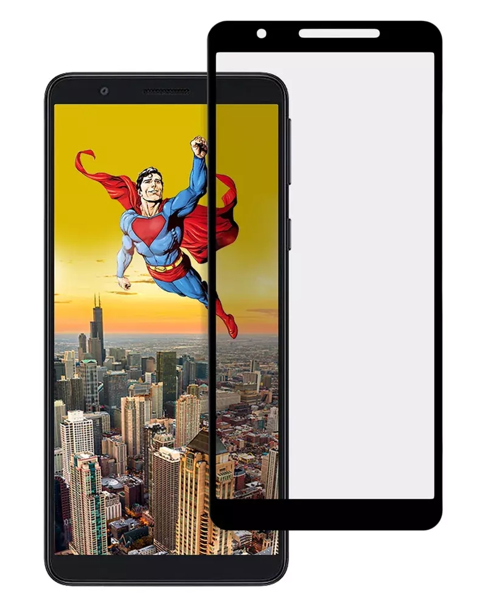 Защитное стекло Samsung Galaxy A01 Core (A013) 5D Black Zibelino