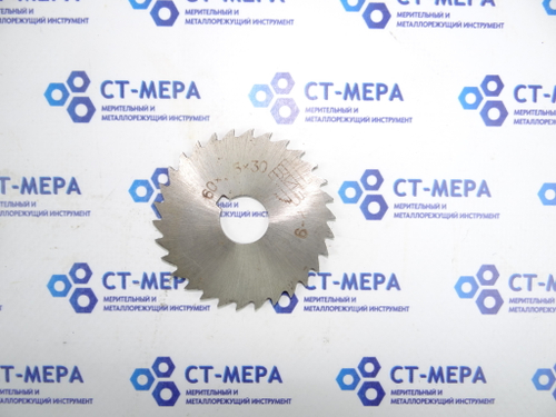 Фреза отрезная по металлу 60х2.5х16мм z=30 Р9 без фаски со ш/п