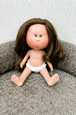 УЦЕНКА Кукла Nines виниловая 23см Little Mia без одежды (3199W2)