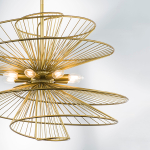 728183 Люстра ZETA 8х40W E14 ЗОЛОТО