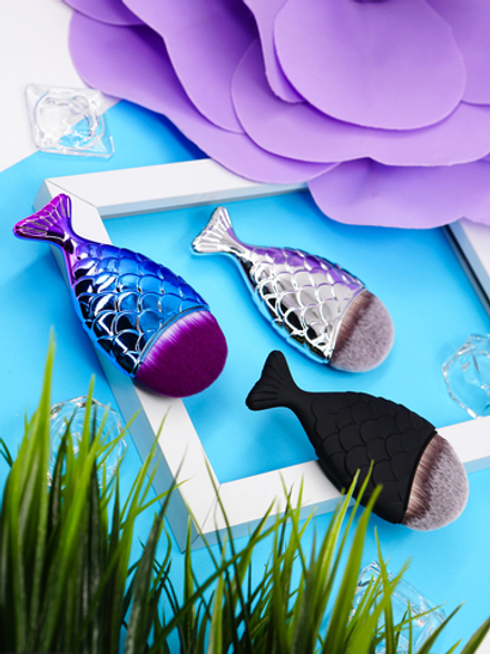 Кисть рыбка большая черная (106*55)