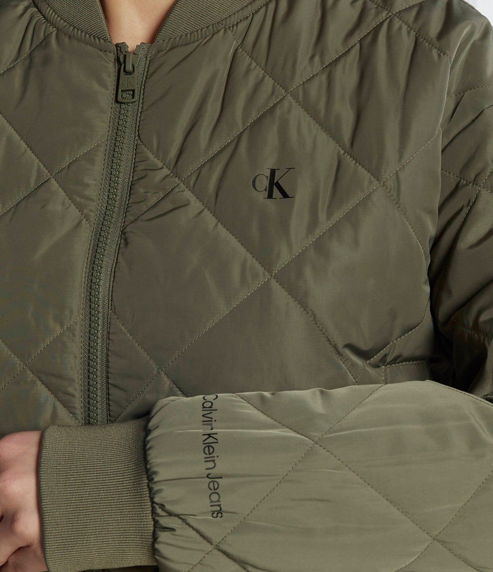 Куртка бомбер CALVIN KLEIN JEANS - зеленый(J20J222587)