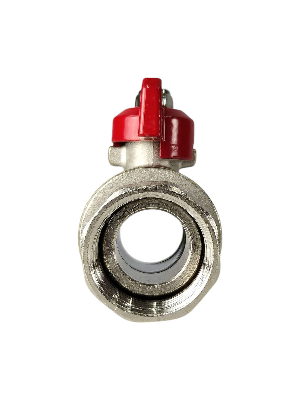 Кран шаровый 20 (3/4") ВН с американкой и упл. бабочка (VIEIR) VR224-02А,224-02