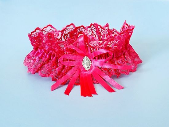 Комплект фиолетовых подвязок