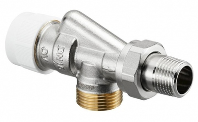 Комплект термостатический, угловой ОСЕВОЙ 1/2*3/4 конус ViEiR (25/1пар)