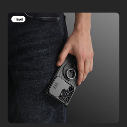 Чехол для Samsung Galaxy S24 Ultra от Nillkin, c поддержкой магнитной беспроводной зарядки, серия CamShield Pro Magnetic Case