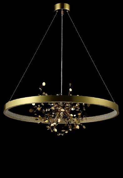 Подвесная люстра Crystal Lux GARDEN SPLED+4 D800 GOLD