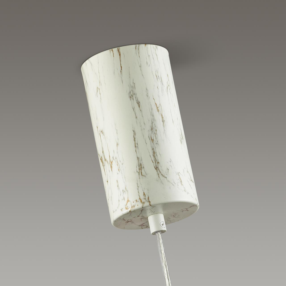 4864/2FC MODERN ODL_EX22 81 золотистый/белый/стекло Натяжной торшер с выкл. E14 2*40W JUNGLE