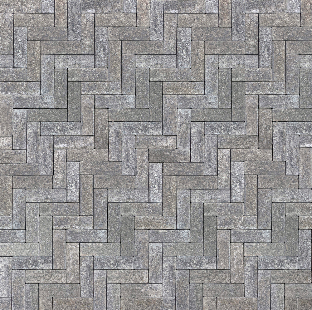 Тротуарная плитка ПАРКЕТ - Листопад гранит Старый замок