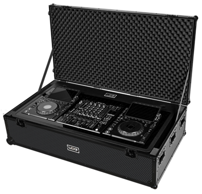 Кейс UDG Ultimate DJ Podium Workstation Flight Case Black Plus (Wheels)