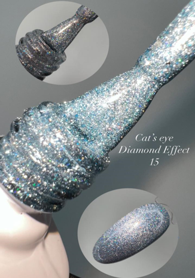 Гель-лак FOR YOU Cat's eye DIAMOND № 15