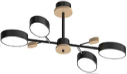 Потолочный светодиодный светильник LED4U L3219-830 BK