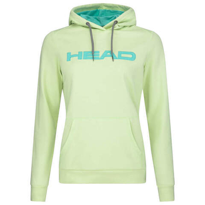 Кофта для девочки теннисная  Head Club Byron Hoodie - light green/turquoise