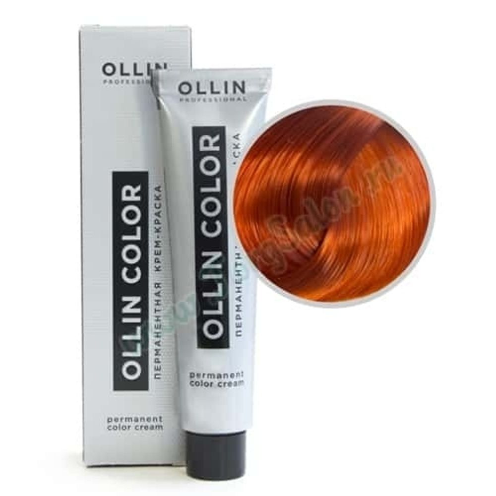 Крем краска для волос перманентная Ollin Color «Светло-русый медный» 8/4, Ollin Color