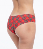 Трусики-бразилиана Scotch (Размер: XL) (Цвет: красная шотландка)