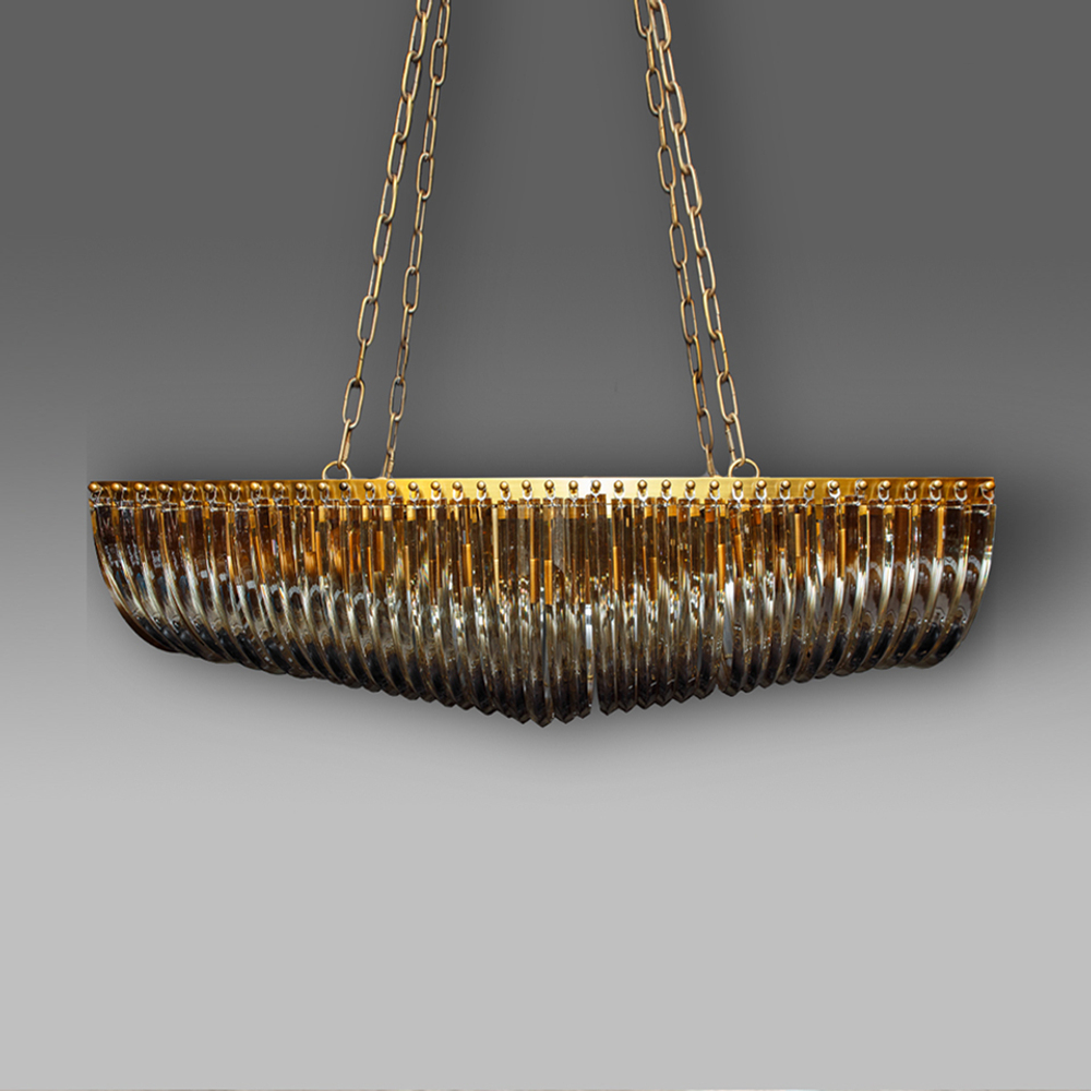 Люстра Roomers KG0522P-8(amber)matt bras