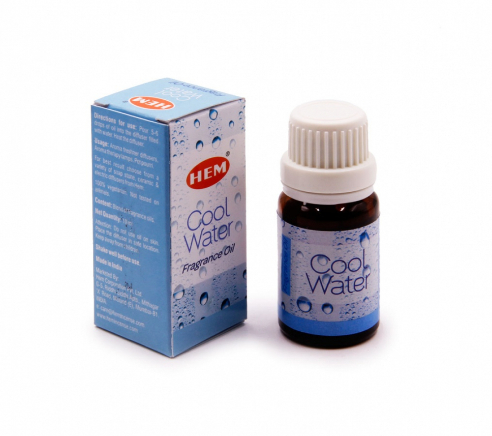 HEM  Fragrance Oil Cool Water Ароматическое масло Освежающая Вода 10мл