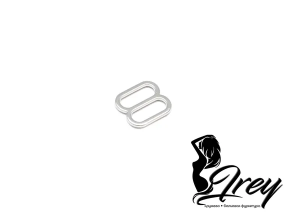 Рамка-регулятор Италия, 10 мм, металл, серебро