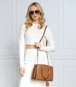 кожаная сумка-трапеция chantal Michael Kors - коричневый(30F2G7CM1T)