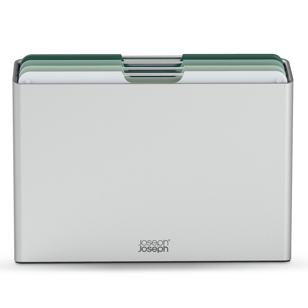 Набор разделочных досок в подставке folio large, зеленый, 4 шт.