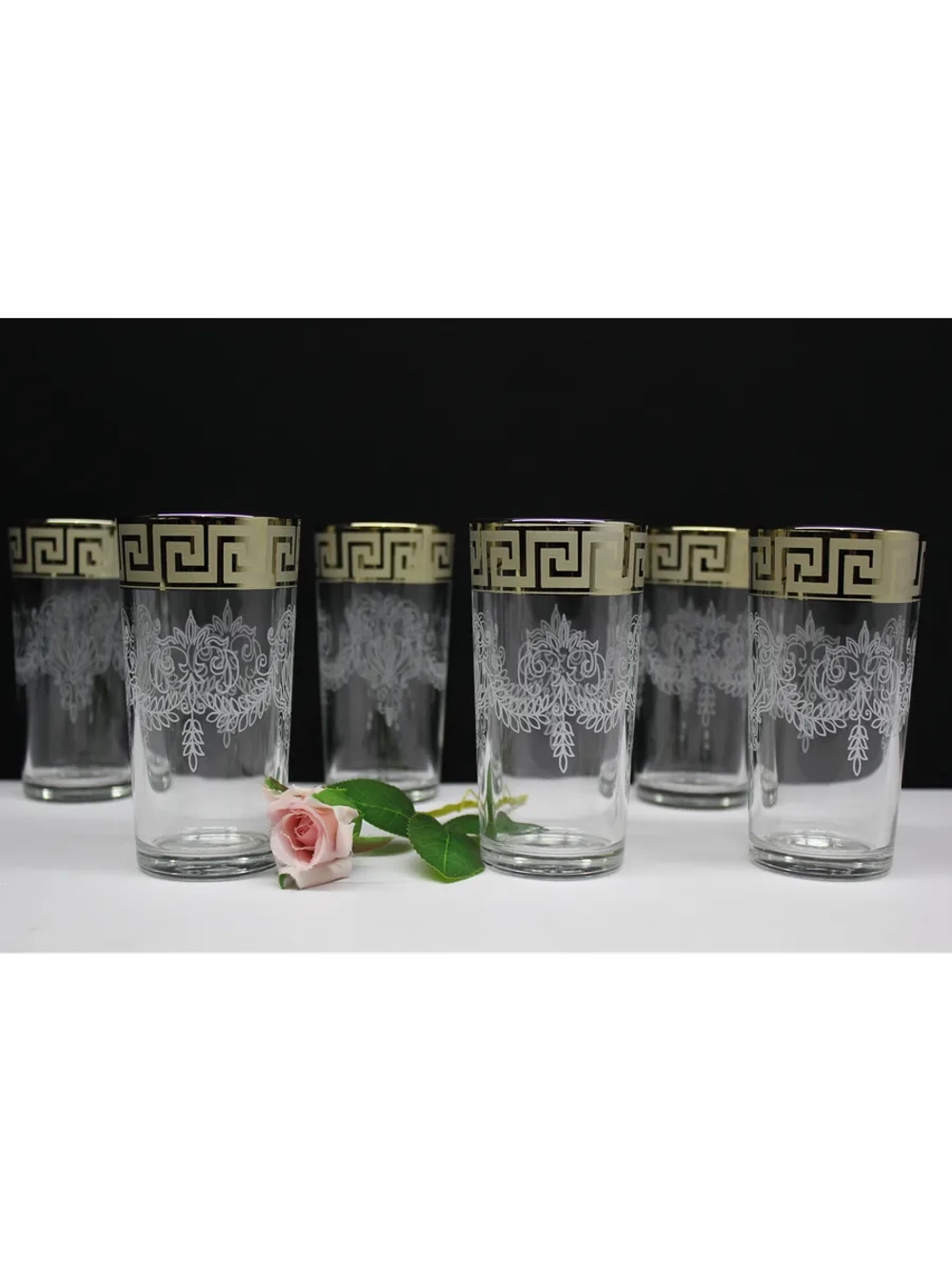 Стакан для напитков сока и воды высокие