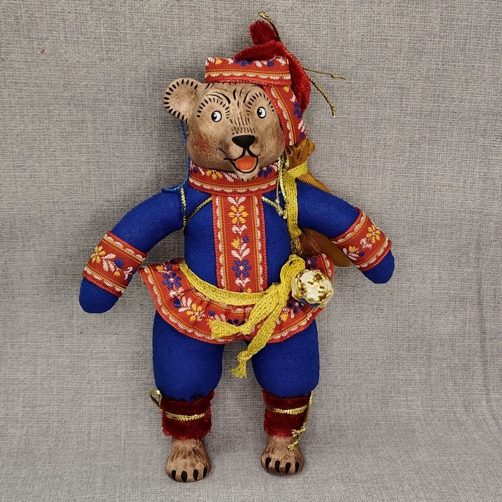 Ёлочная игрушка Медведь-путешественник