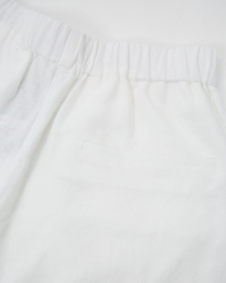 Шорты изо льна и вискозы белый