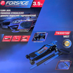 Домкрат подкатной гидравлический 3,5т Forsage