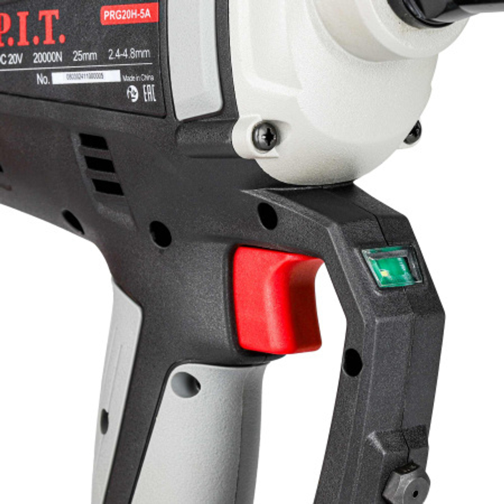 Пистолет заклепочный  аккум. PIT PRG20H-5A