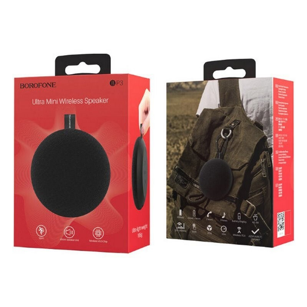 Колонка - Bluetooth BOROFONE BP3 (черный)