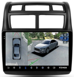 Магнитола для KIA Sportage 2 2008-2010 - Teyes CC3-2K-360 на Android 10, 2K QLED, 6Гб+128Гб, CarPlay, 4G SIM-слот, 4 камеры в комплекте