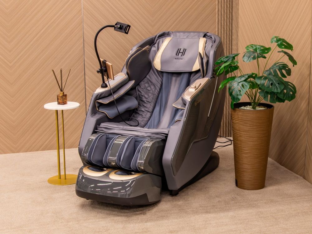 Массажное кресло Hatico Pro Spirit SL 4D – Серый космос