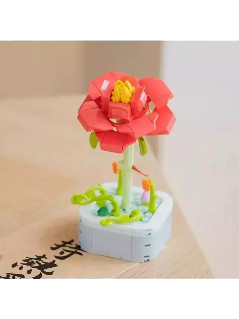 3D конструктор Цветок в горшке Пион A5