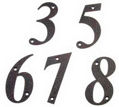 Номер AMIG 2-4"черный