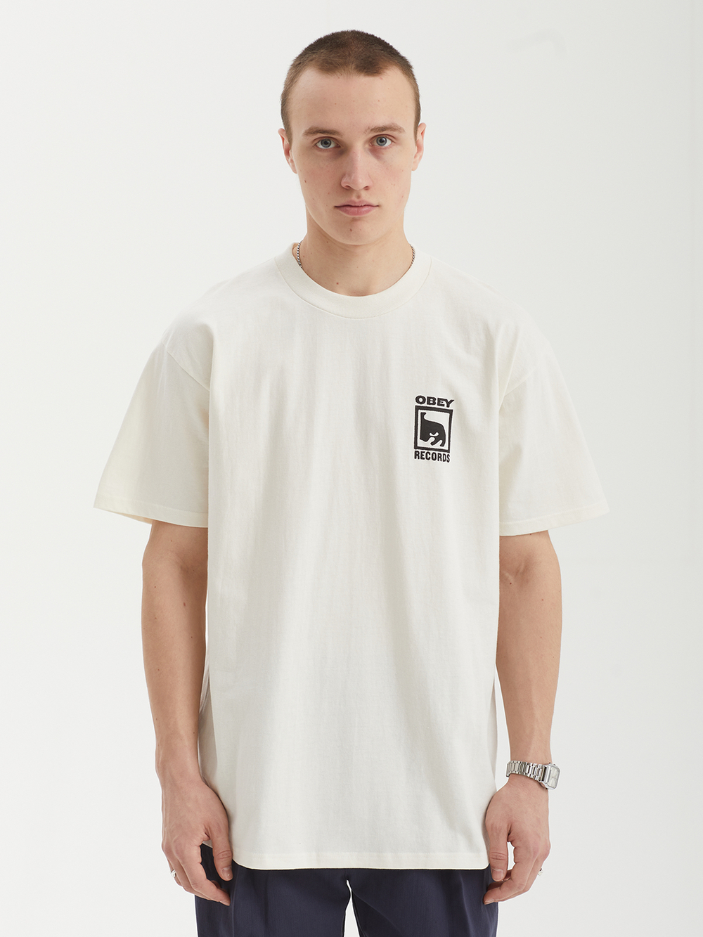 Мужская Футболка Obey Come Lose Your Hearing