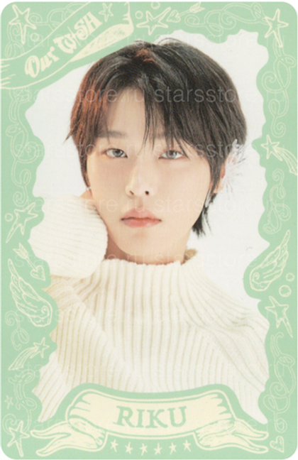 Фотокарта Riku NCT WISH - CONCERT TOUR: OUR WISH TRADING CARD