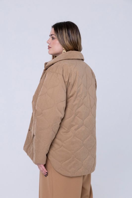 Куртка стеганая, кэмел