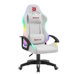 Кресло офисное Игровое кресло Factor X RGB,Белый,класс 2,PU DEFENDER