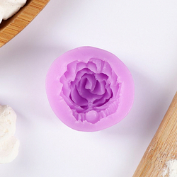 Молд силиконовый  «Кудрявая роза» (входит в набор "Коллекция 3")