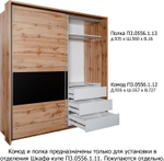 Шкаф-купе «Блэквуд Лофт» П3.0556.1.11