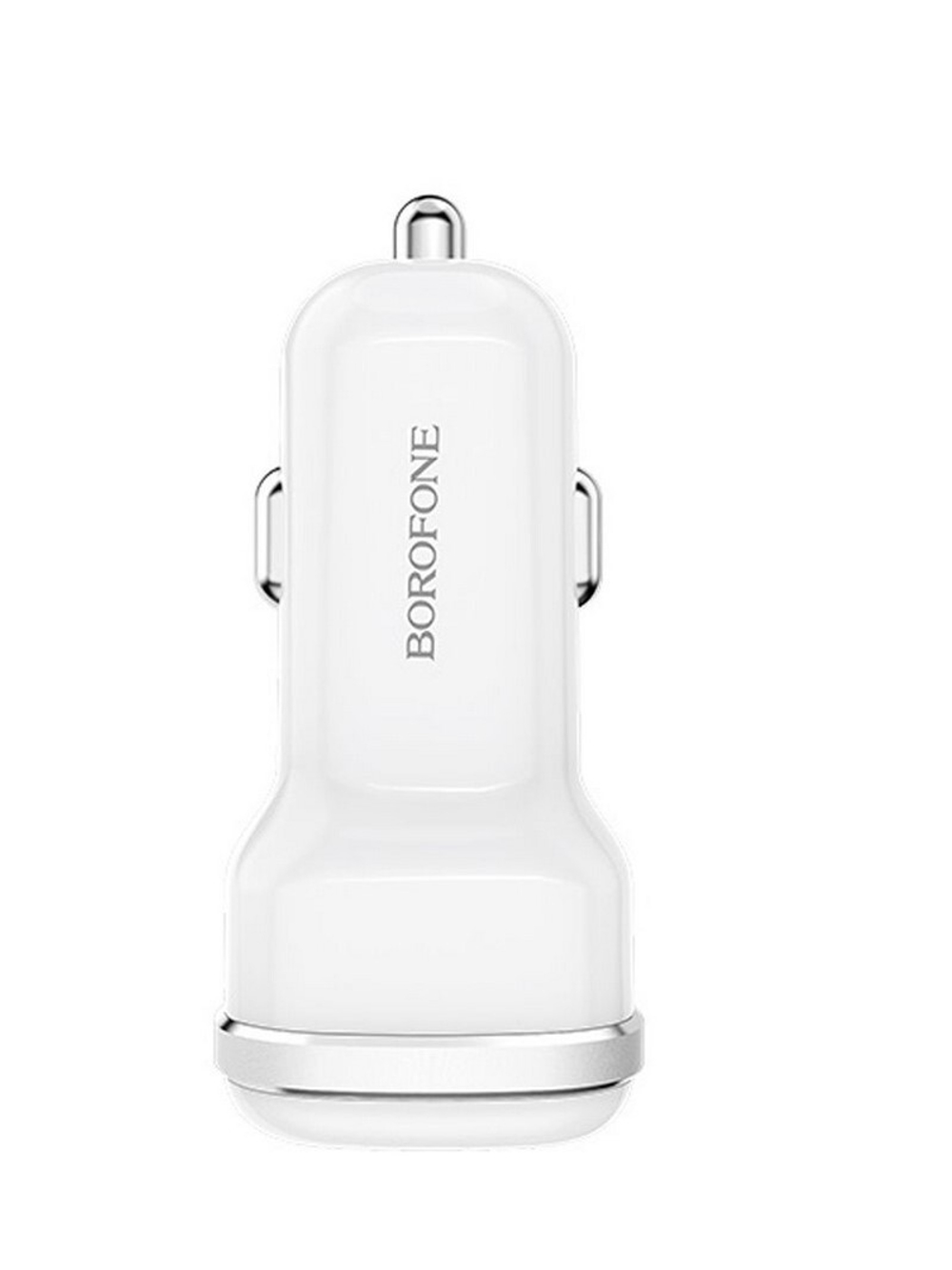 Автомобильный адаптер питания BOROFONE BZ13 2USB 2.4A (белый)